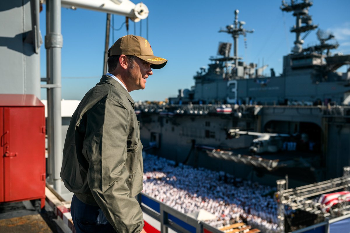 ReadBPdaily's tweet photo. Families of sailors aboard the USS Abraham Lincoln are going public about the conditions on the ship after 208 consecutive days at sea, the longest stretch without a port call for any U.S. carrier in the modern era. 

Toilets out of service, laundry rooms closed, and one sailor's meal came to two tortillas and a half-cup of rice. "You've essentially stranded them out there," said one family member who voted for Trump. Trump promised the Iran war would last a few weeks—it’s been months.