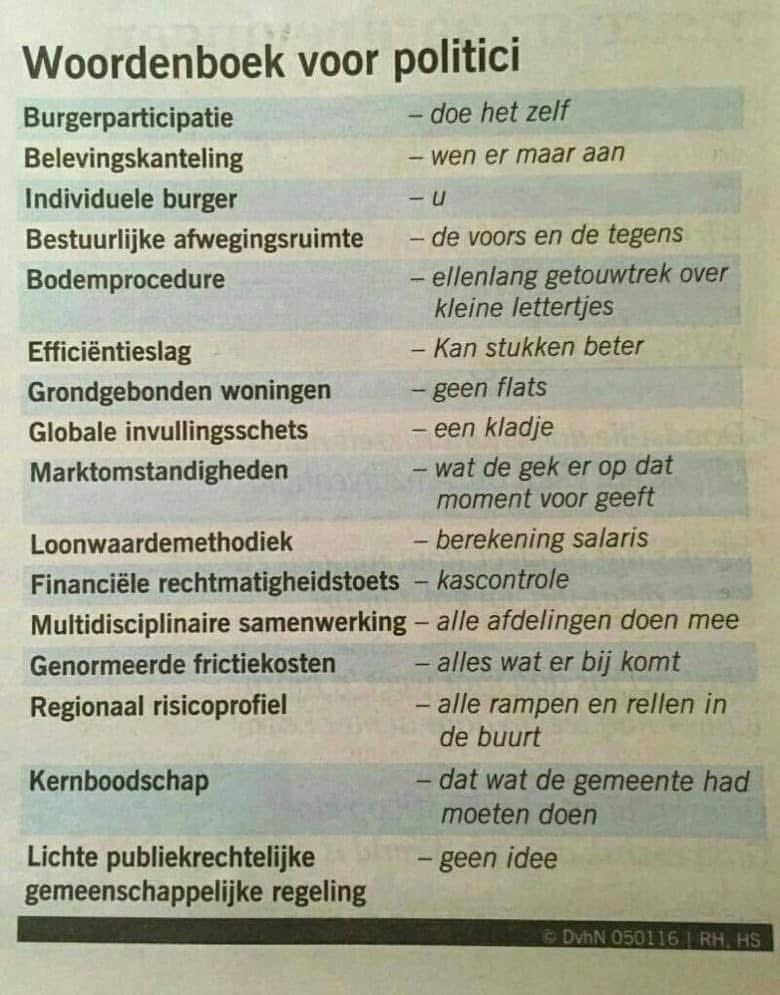 HNTB_nl's tweet photo. Altijd leuk: overheidsteksten in ‘gewone mensentaal’. Met een korrel B1-zout 😉 Met dank aan Jacques Happe, via LinkedIn. https://t.co/sY74tvkkhE