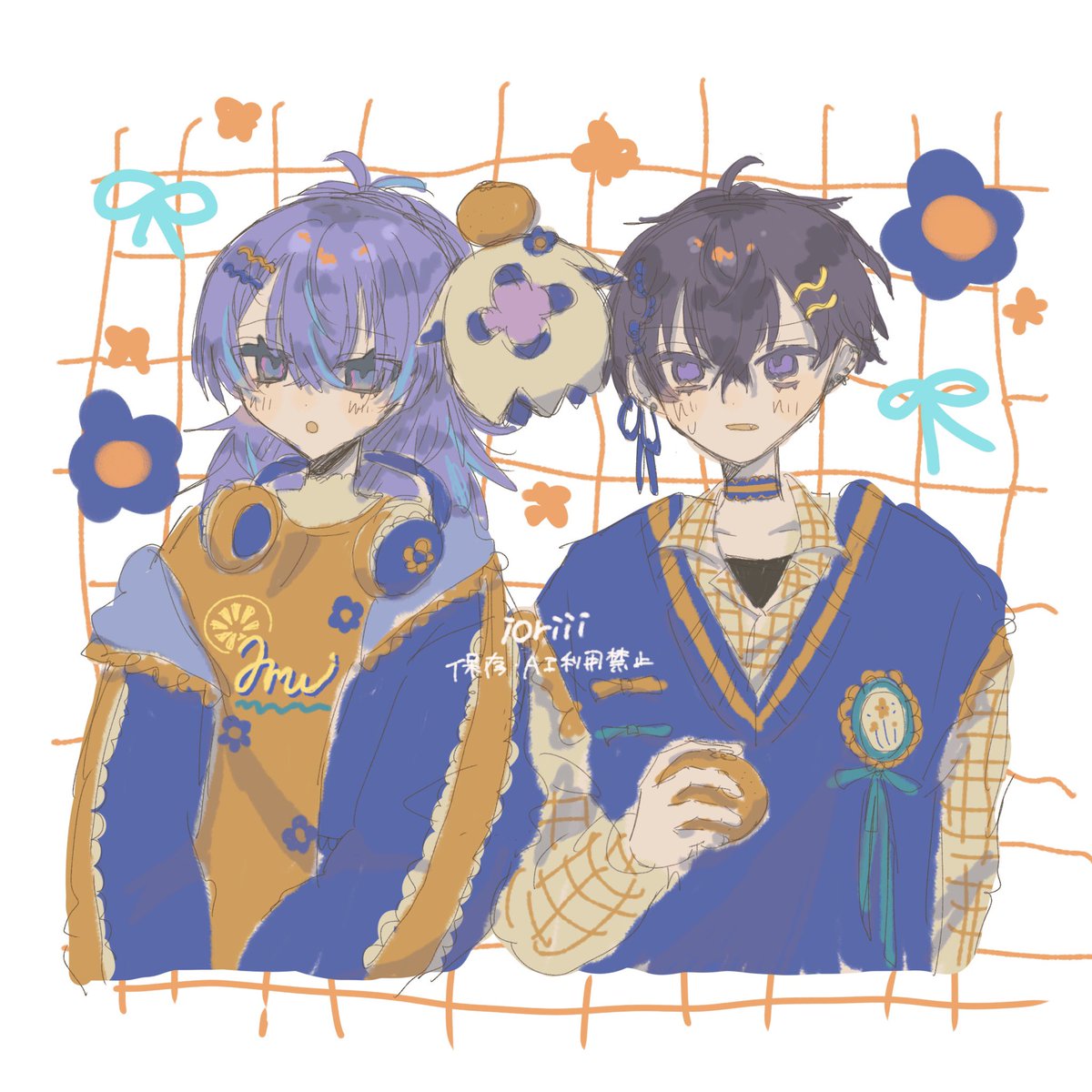 ioriii_r's tweet photo. 🍊✧*｡

 #ショウゾウ画 ＃サイキペイント https://t.co/V4kODWYtPy
