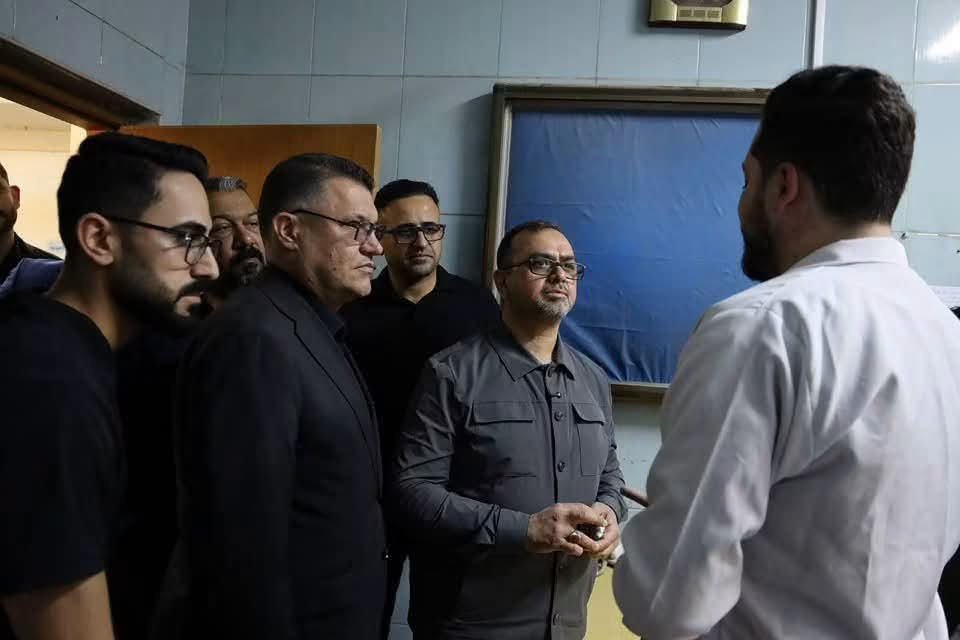 Al_Mussawi26's tweet photo. وجهت كتاب شكر وتقدير إلى الملاكات الخافرة في مستشفى الإسكندرية العام بمحافظة بابل، خلال متابعتي الميدانية، تثميناً لجهودهم في تقديم الخدمات الصحية وإنجاح خطة الدعم الصحي لزيارة أربعينية الإمام الحسين (عليه السلام)

I issued a letter of appreciation to the on-duty staff at Al-Eskandariah General Hospital in Babil, during my field visit, in recognition of their efforts in providing the healthcare services and contributing to the successful implementation of the health support plan for the Arbaeen pilgrimage of Imam Al-Hussien (PBUH)