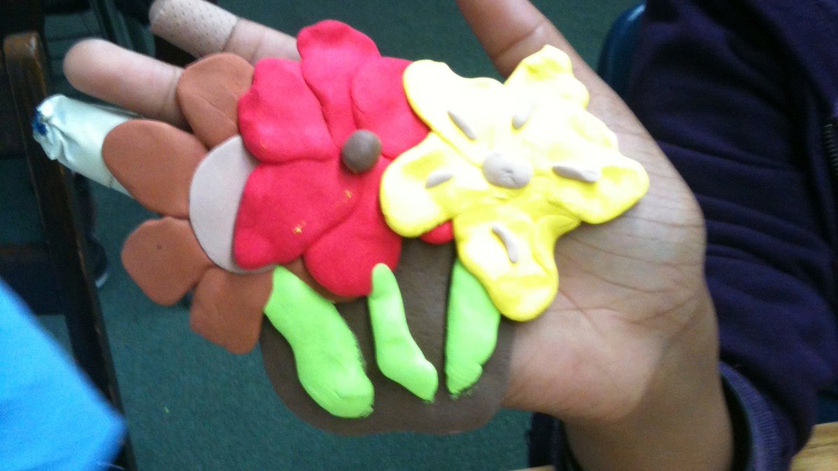 respectprogram's tweet photo. A child's diversity sculpture - she wanted to celebrate differences as flowers. So beautiful! See full story at: https://t.co/GhH6jwoiHa https://t.co/XlHVgod7wV