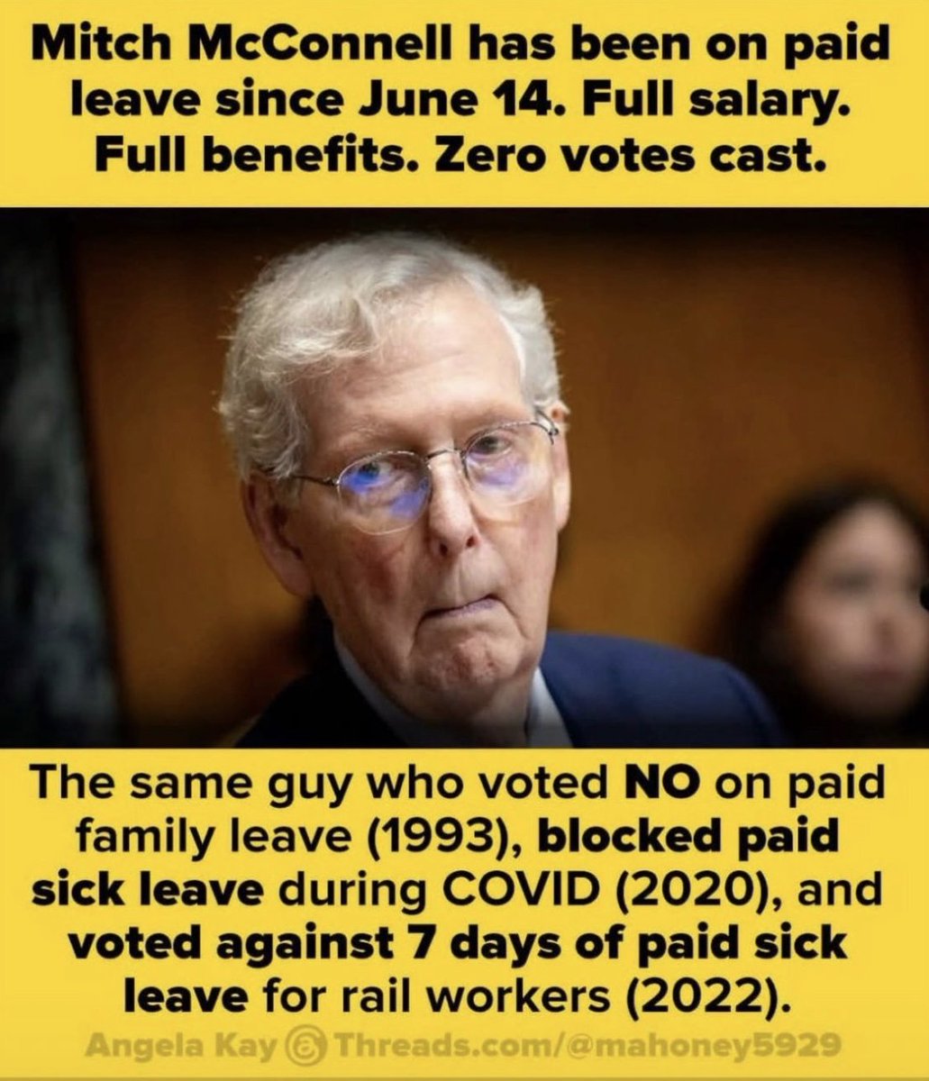 TheDemCoalition's tweet photo. Everyone knows this shameless ghoul Mitch McConnell would have demanded a special election months ago if the shoe was on the other foot. 

He'd be launching investigations and hearings and the whole works and demanding Kentucky have representation.

Pathetic.

#FightTheRight https://t.co/ydEANBOWoC
