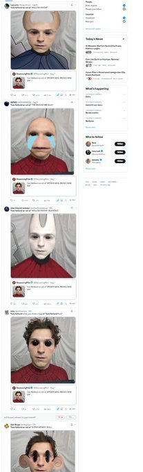 Lazytrader8663's tweet photo. J6pTFsv3baumQ4LcX5hL4socZBXESUrLsACHMJbipump

He's literally everywhere, Tom Holland is the perfect meme right now. https://t.co/CjBNro4iIK