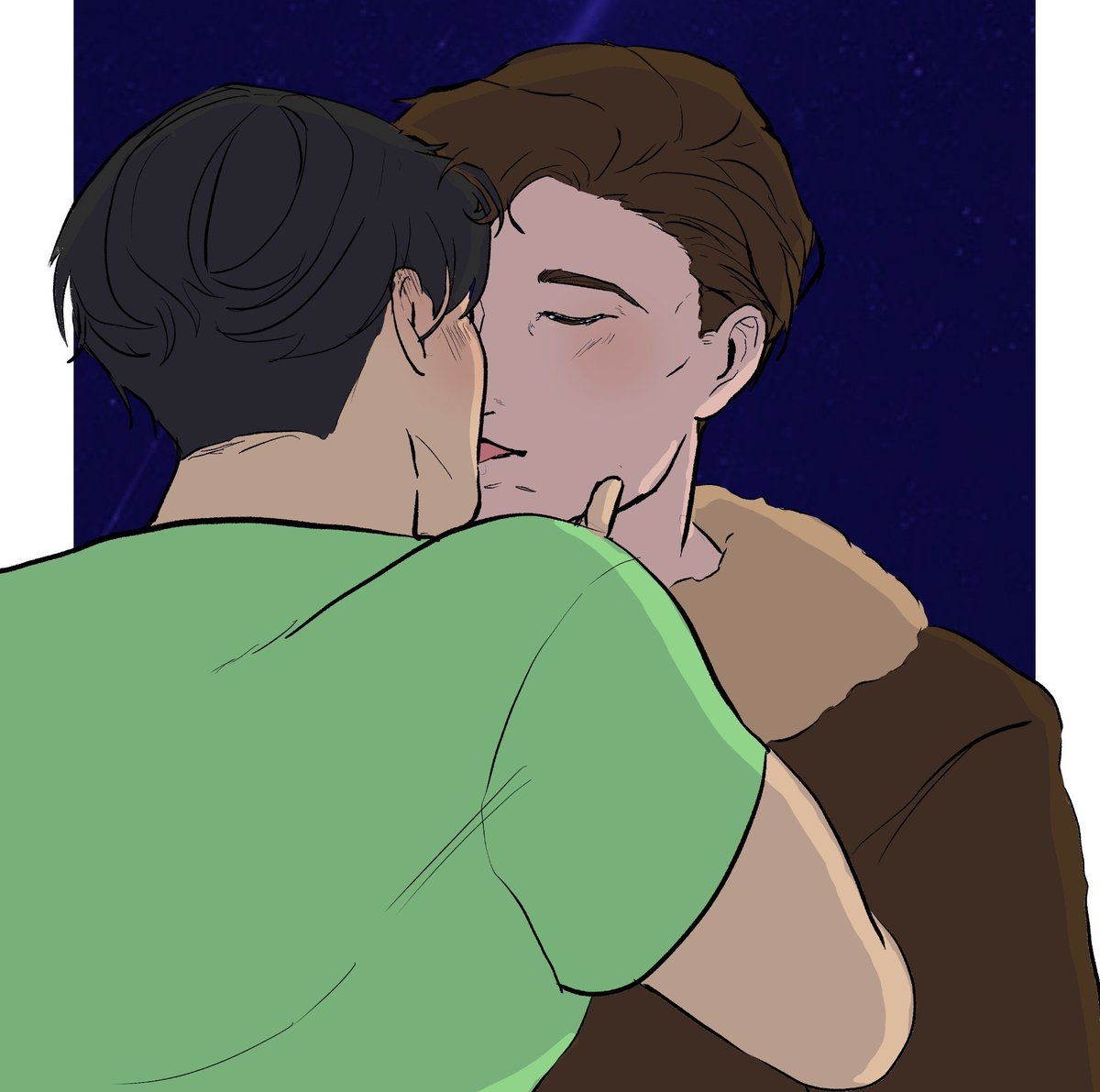 emimosa_'s tweet photo. "Tender was the kiss when you held me captive in your sweet embrace"
#HalKyle #KyleHal https://t.co/hCZSwyxumb