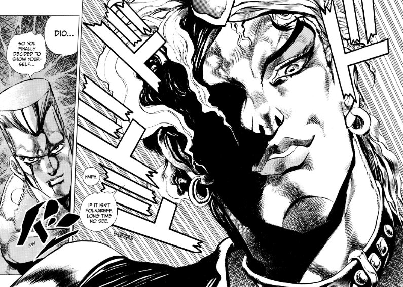 p1nkch4n's tweet photo. we have to kill people who say araki's art is bad with hammers https://t.co/EtohsMmLAT