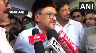 ANI's tweet photo. Kozhikode, Keralam: On the PM SHRI Scheme, IUML state president Panakkad Sadiq Ali Shihab Thangal says, “At heart, we all feel we should withdraw from the project. The UDF will make a decision accordingly. The UDF will consider public opinion before taking a final call on the PM SHRI project, and a favourable decision is expected.”