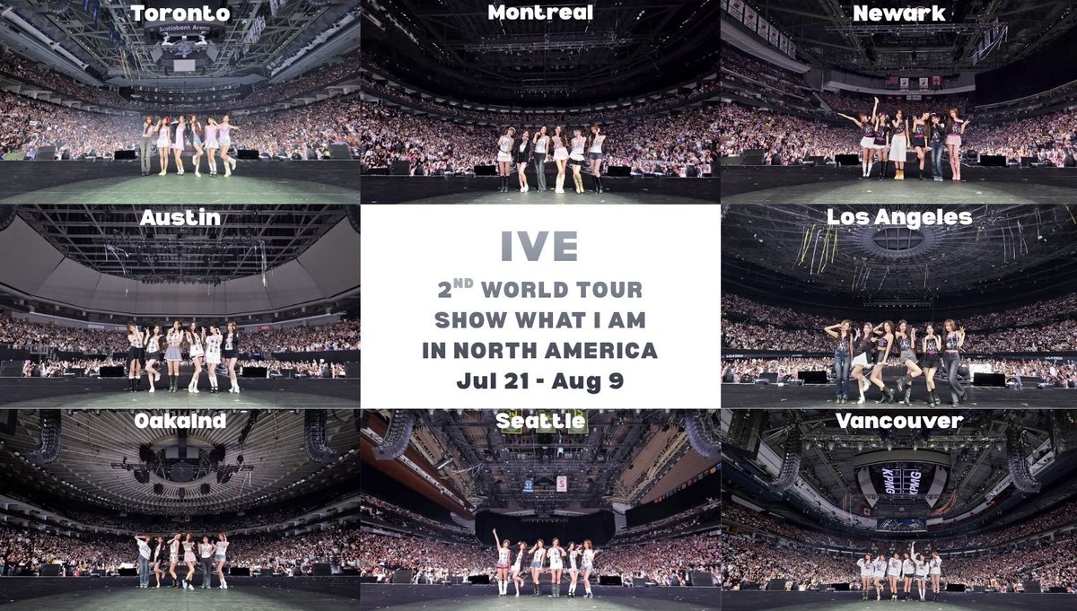 chartsive's tweet photo. [INFO] @IVEstarship has successfully finished their 2ND WORLD TOUR <SHOW WHAT I AM> NA leg safely🎉Thank you North American DIVE for all the love and support for them!

#IVE #아이브 https://t.co/54YJD3fmGg