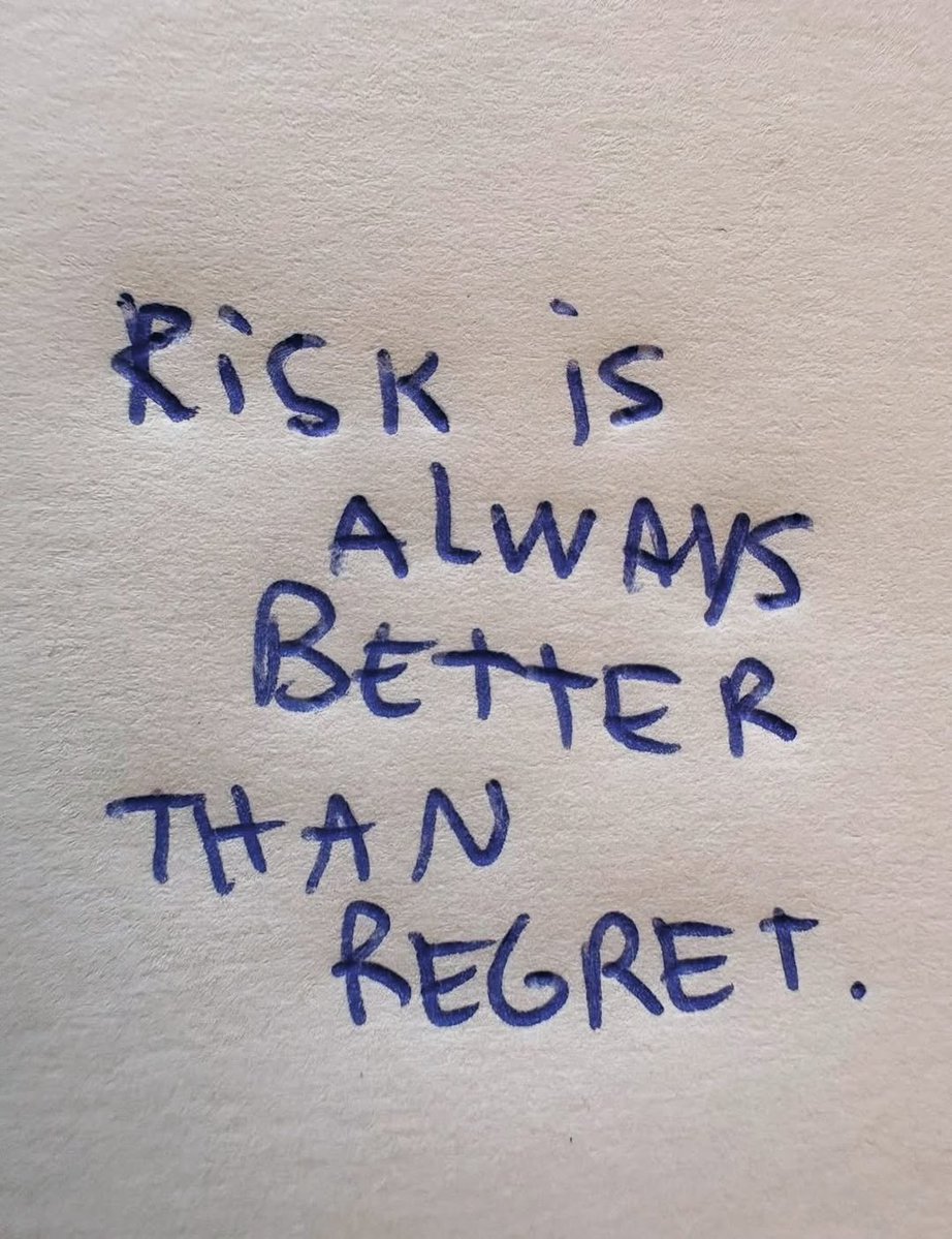 WisdomStoics's tweet photo. Take that risk. https://t.co/CLHGvT8smV