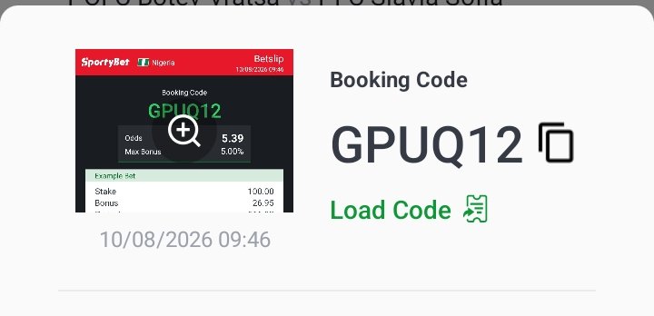 SplendidBet's tweet photo. SPORTYbet: Where the game comes alive." #Sportybet

5 Sharp Odds👇
BookingCode👉GPUQ12

Gamble Responsibly🔞 https://t.co/5Jiiw9fooC