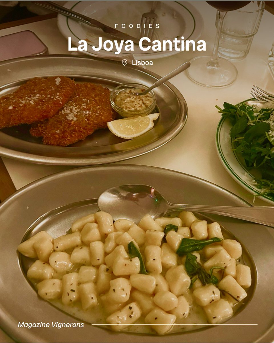 bodeboca's tweet photo. Lisboa es un destino perfecto para cualquier persona que busque una ciudad con encanto, belleza y buena gastronomía.

Mariana Moura nos deja aquí una de sus paradas favoritas: La Joya Cantina. 

Como luce esa milanesa con gnocchi...

https://t.co/lNCQVaG9iO https://t.co/F4jKWOtXEr