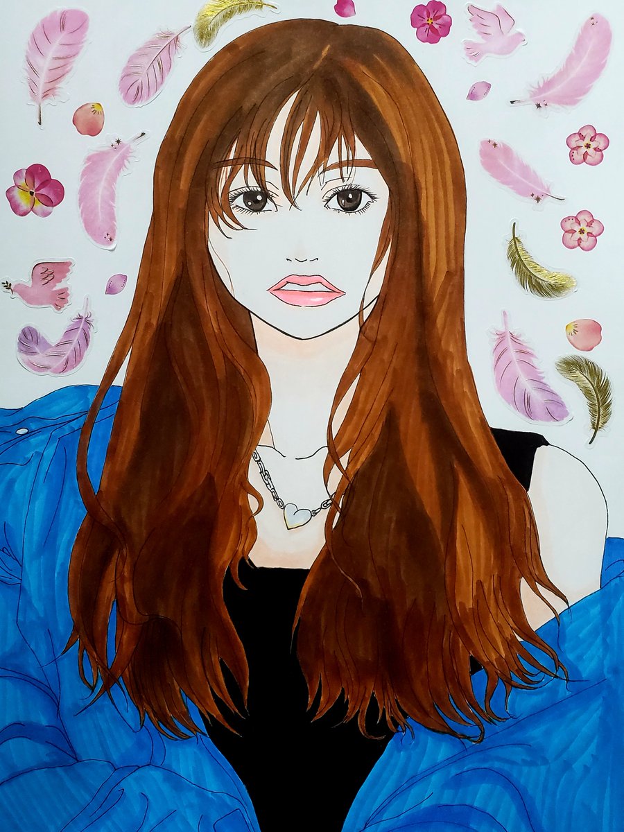 イラストオーダー　飛鳥ページ 齋藤飛鳥のイラスト 描きました🎶 #イラスト #齋藤飛鳥