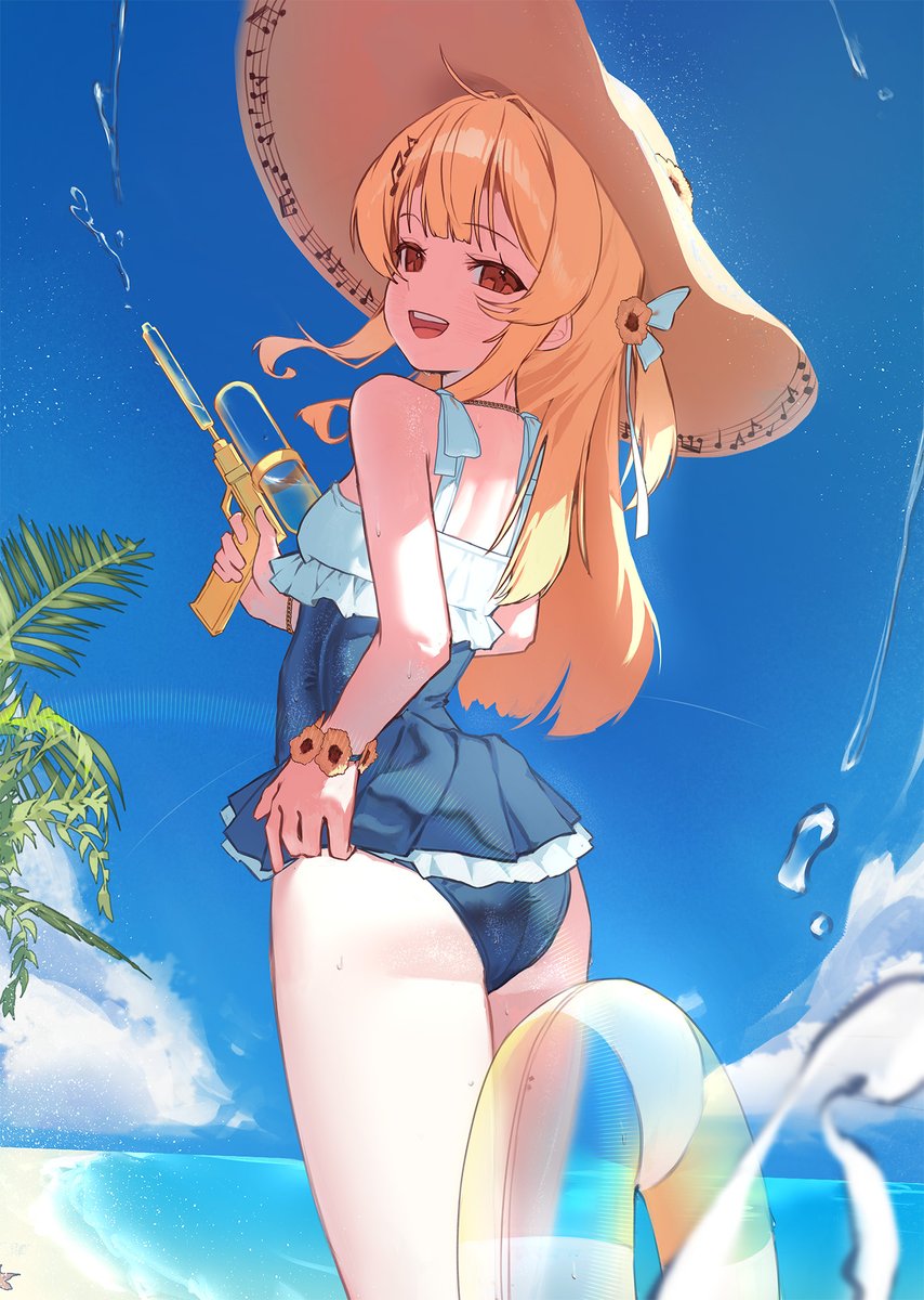 bongk_illus's tweet photo. 月曜日ちゃんの水着🎹✨
#Artnose https://t.co/YE45VCR5b3