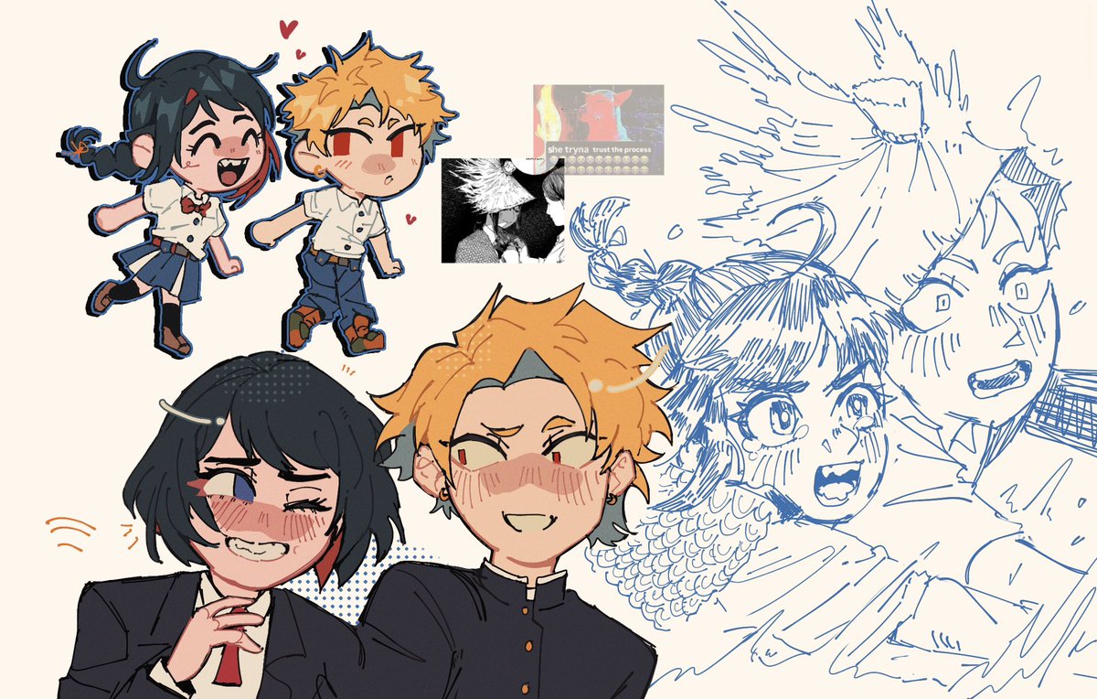 amaranthdahlia's tweet photo. ok last additional doodle #quitlaughingshijima https://t.co/0Z3PXfsXNC