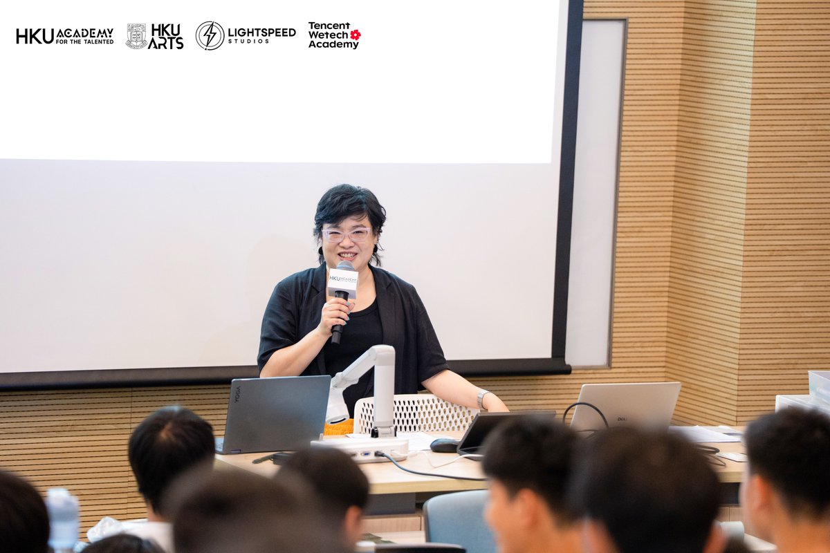 __lightspeed___'s tweet photo. AI Adventures: When AI Meets Games with Tencent, Day 1 is live!
Thanks to Dr. Elizabeth Ho and Dr. Kal Ng from HKU's Faculty of Arts for a brilliant start. Five days of AI, game dev, and new creative territory ahead.
#HKUAcademyfortheTalented #hkuarts #LightspeedStudios #WeTech https://t.co/0ybe0Ilklk