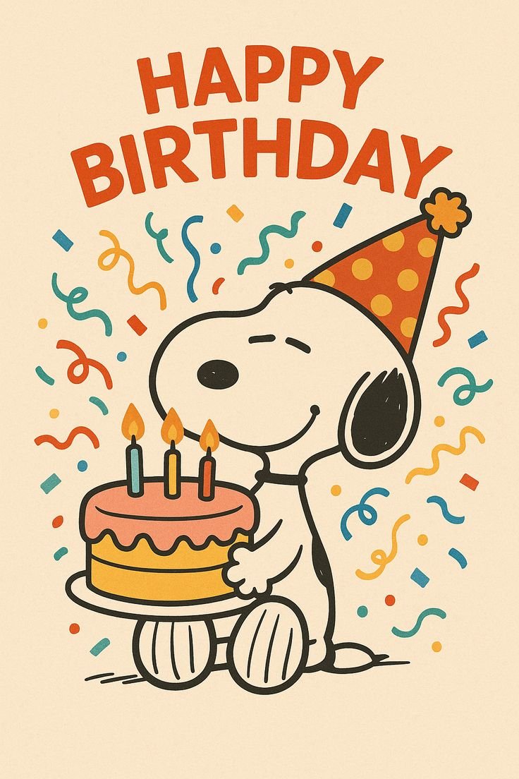 Samsonpzq0's tweet photo. Happy birthday snoopy https://t.co/uXoFFOyToX