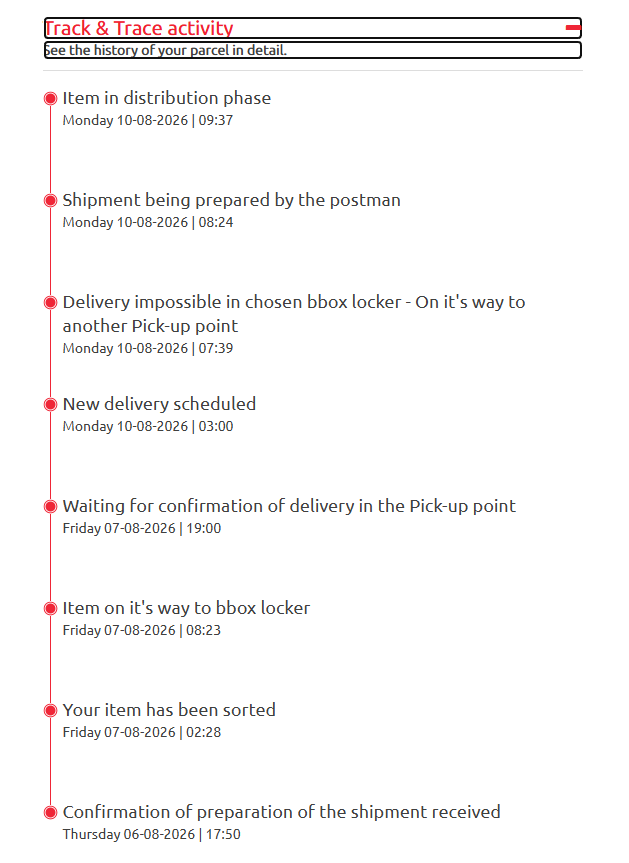 wimhermans's tweet photo. @bpost_nl  : hoe dan? jullie kunnen een klein pakje niet leveren in jullie eigen BBOX locker?  een paar honderd meter verder staat er een andere BBOX, ook niet mogelijk? https://t.co/2h7Xjwb7vP