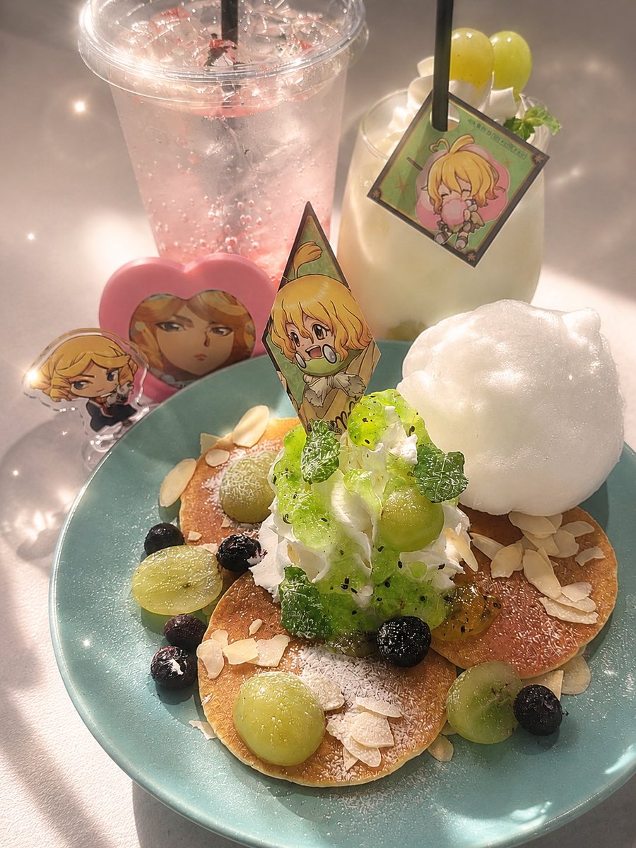 ai_oo03's tweet photo. ドクターストーンコラボカフェ行ってきた‼️ソワさんいなくて悲しいょ https://t.co/v0EBdQYQ53