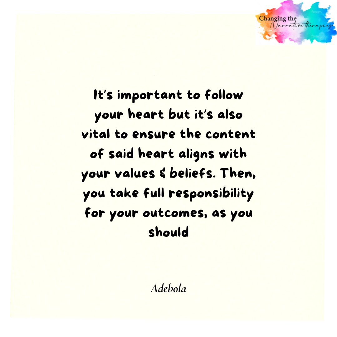 BFaps's tweet photo. "Follow your heart" isn't the whole instruction. Your heart still needs to be checked against what you actually believe — otherwise you're just following an impulse and calling it conviction.

Ask yourself: Is my heart aligned with my values, or just what I want right now? https://t.co/4dFFW3xwCA