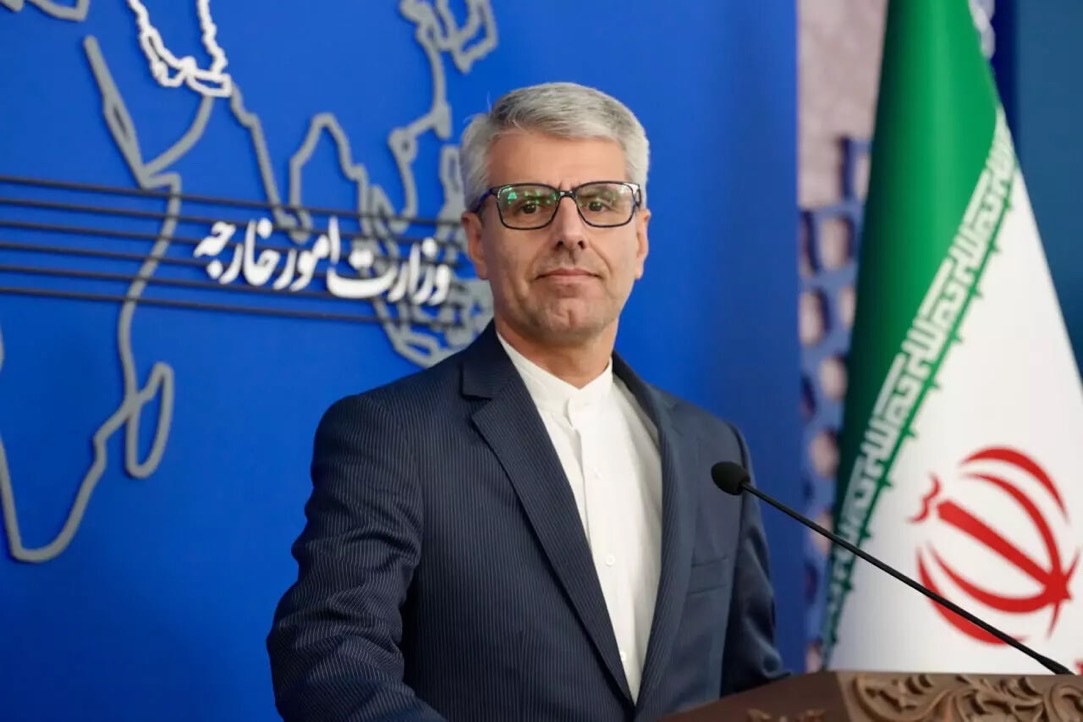 ShaykhSulaiman's tweet photo. JUST IN: IRAN FM SPOX BAGHAEI ON UKRAINE'S ATTACK ON THE IRANIAN CARGO VESSEL:

“We stated our position very clearly, and we were not convinced by the Ukrainian side’s claim that the attack was unintentional.

However, given the admission by Ukrainian officials, they must certainly compensate us. 

And if they do not compensate us, we will seek compensation ourselves.”
