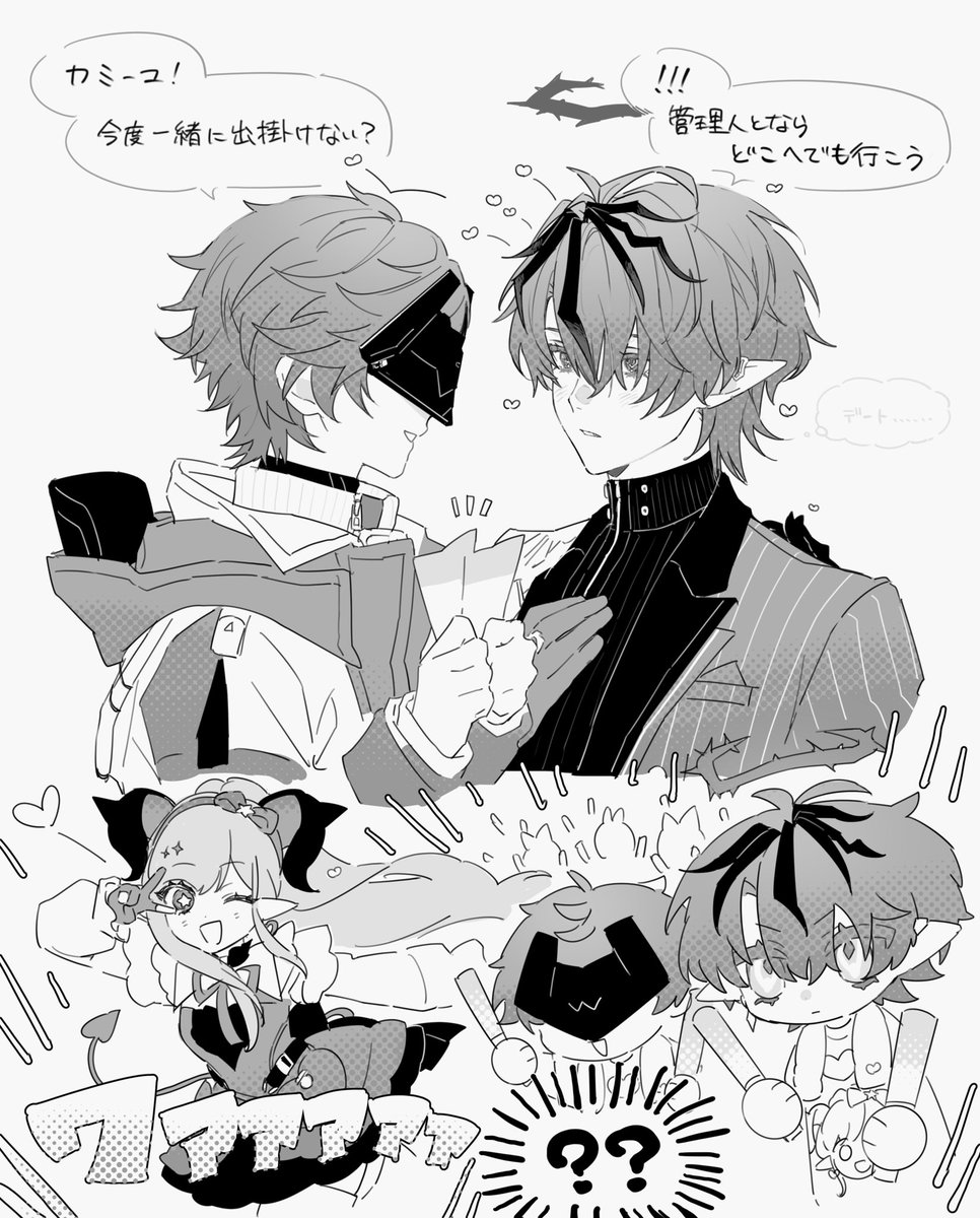 e___i__'s tweet photo. カミ管描いてた🦇🐧 https://t.co/L4SpM1D8cK