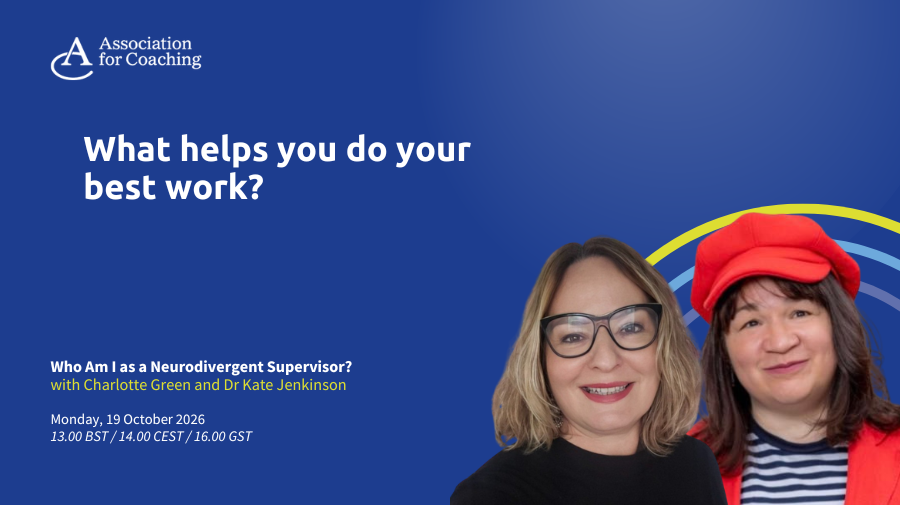 TheACglobal's tweet photo. Explore 𝗻𝗲𝘂𝗿𝗼𝗱𝗶𝘃𝗲𝗿𝗴𝗲𝗻𝗰𝗲, professional identity and self-understanding through the Self Collection in this interactive session with Charlotte Green and Dr Kate Jenkinson: https://t.co/VRD3XPWMvU

#ACGlobal #Neurodiversity #NeuroAffirming #CoachingSupervision https://t.co/DOYvd27jbE