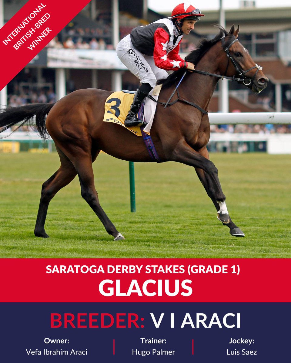 TheTBA_GB's tweet photo. The list continues...

🇺🇸 Glacius at Saratoga 
🇫🇷 Distant Storm at Deauville
🇩🇪 Nastaria at Hoppegarten https://t.co/sy32P7NmkP