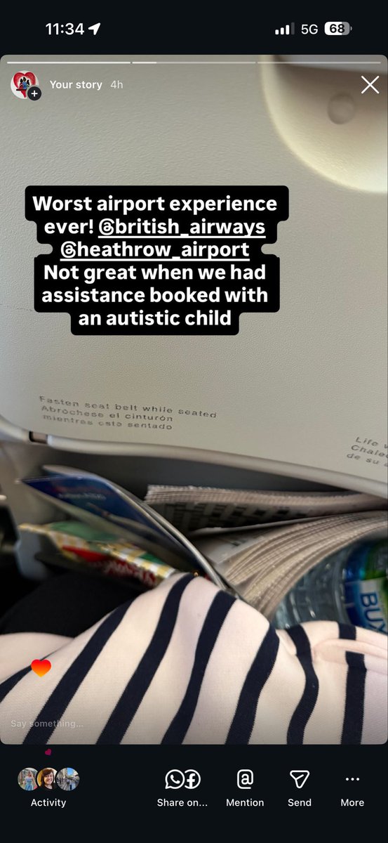 katherineuk2003's tweet photo. @British_Airways @HeathrowAirport travelling as a family of 6, one autistic child, assistance belts not working… check in via a person after much queueing… then security machine stops working, then 5 of our 6 bags left at Heathrow! Last time we fly with BA. https://t.co/kKlJEH5Pgc