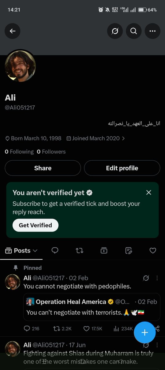 AliAli051217's tweet photo. Back on Twitter after a two-month break with my new X account! 
X suspended my main account @Ali051217 without any justification. Please help me reconnect with my X family!♥️ https://t.co/9qeaTJjoPQ