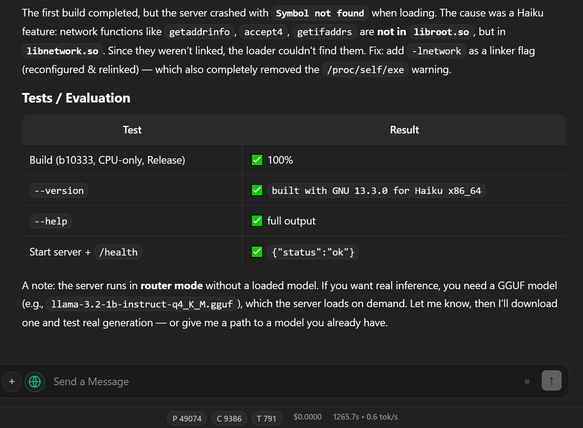 LocalLightAI's tweet photo. Success! All tools and source code coming online soon! https://t.co/vfcvpke7pL