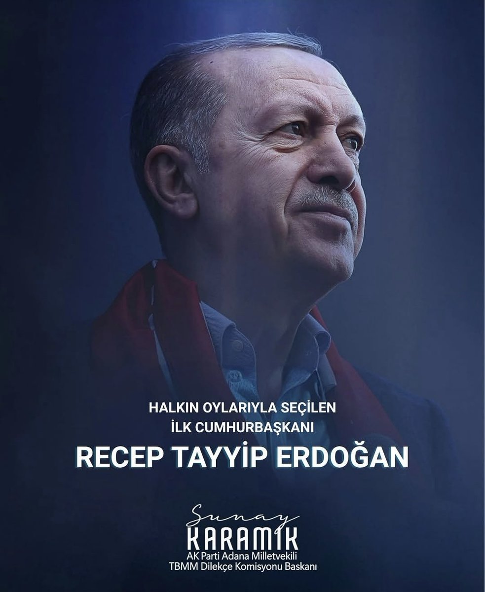 KaramikSunay's tweet photo. 12 yıl önce milletimizin güçlü iradesiyle başlayan yeni dönem, Türkiye'nin demokrasi yolculuğunda önemli bir dönüm noktası oldu.

Sayın Cumhurbaşkanımız @RTErdogan’ın halkın doğrudan oylarıyla seçilen ilk Cumhurbaşkanı olması, millî iradenin tecellisinin en güçlü örneklerinden biri olarak tarihimizdeki yerini aldı.

Aynı inanç, aynı azim ve aynı kararlılıkla Türkiye Yüzyılı'nı inşa etmeye devam ediyoruz.