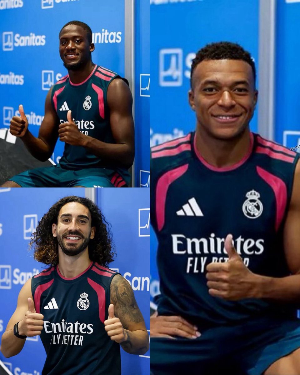 ZoneFootRelais's tweet photo. 🚨 DE RETOUR À L'ENTRAÎNEMENT AU REAL MADRID ! ⚪🔥

Kylian Mbappé, Marc Cucurella et Ibrahima Konaté ont fait leur grand retour à l'entraînement collectif au Real Madrid après leurs examens médicaux !
@realmadrid https://t.co/Wjkz7Rr8wr