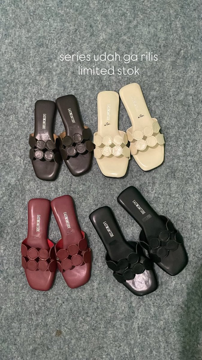 dailyaw_'s tweet photo. eastmountside teplek bulat

cream: 37(3), 38(1), 39(2), 40(4), 41(4)

coklat: 37(3), 38(4), 39(1), 40(3), 41(2)

hitam : 37(2), 38(3), 39(3), 40(3), 41(4)

maroon: 37(2), 38(3), 39(2), 40(2)

65k nett https://t.co/m95bCfH16I