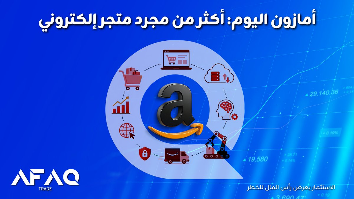 Afaq_Trade's tweet photo. 📦 أمازون أكثر من مجرد متجر إلكتروني

اليوم تشمل أعمالها:
🔸التجارة الإلكترونية
🔹الخدمات السحابية (AWS)
🔸الذكاء الاصطناعي
🔹الإعلانات الرقمية

#أمازون #أسهم_أمازون #الاقتصاد_الرقمي #التداول #آفاق #AFAQTrade

التداول ينطوي على مخاطر وقد يؤدي إلى خسارة رأس المال. https://t.co/UqhxCfZ3AH