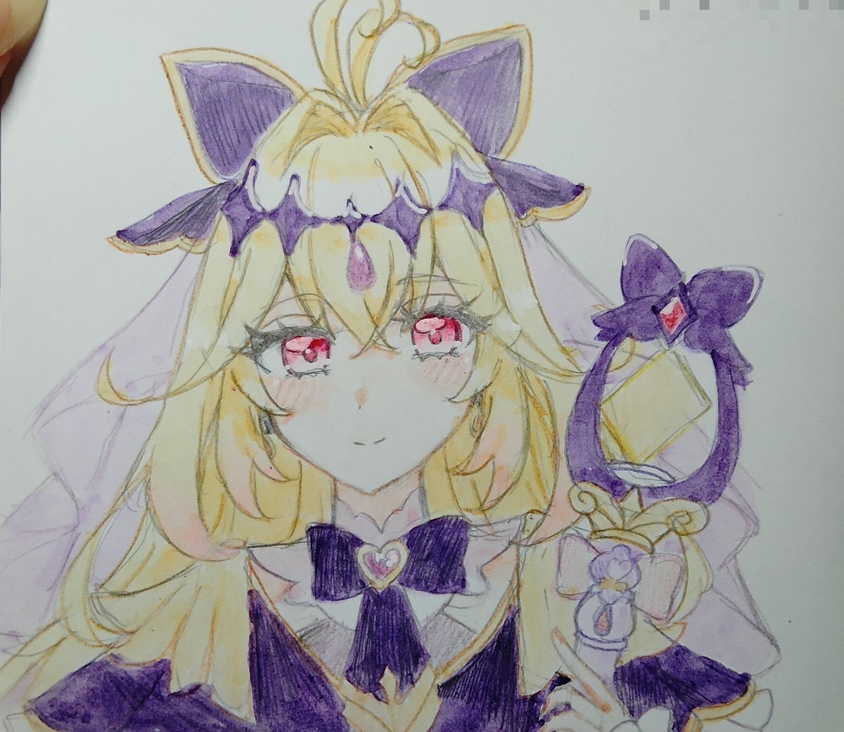 sameme_tti's tweet photo. アルカナ
久しぶりにアナログで色塗りました💞 https://t.co/3PV5sQe7V4