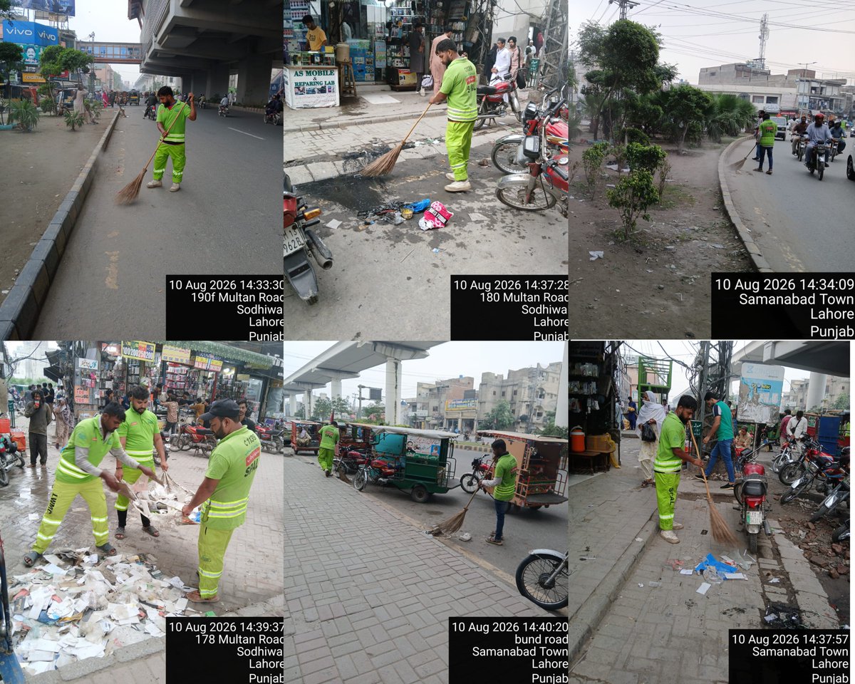 EngrAsif86's tweet photo. 2nd shift at Yateem Khana Chowk keeping the heart of the city moving. With heavy traffic and constant footfall, this spot needs more than one cleanup. We’re clearing it again so the roads stay clean and safe for everyone passing through.
@SMUReforms
@SPAL_1139 @SuthraPunjabPK
#Suthra_Punjab #SuthraPunjab #ستھرا_پنجاب  #ستھراپنجاب
