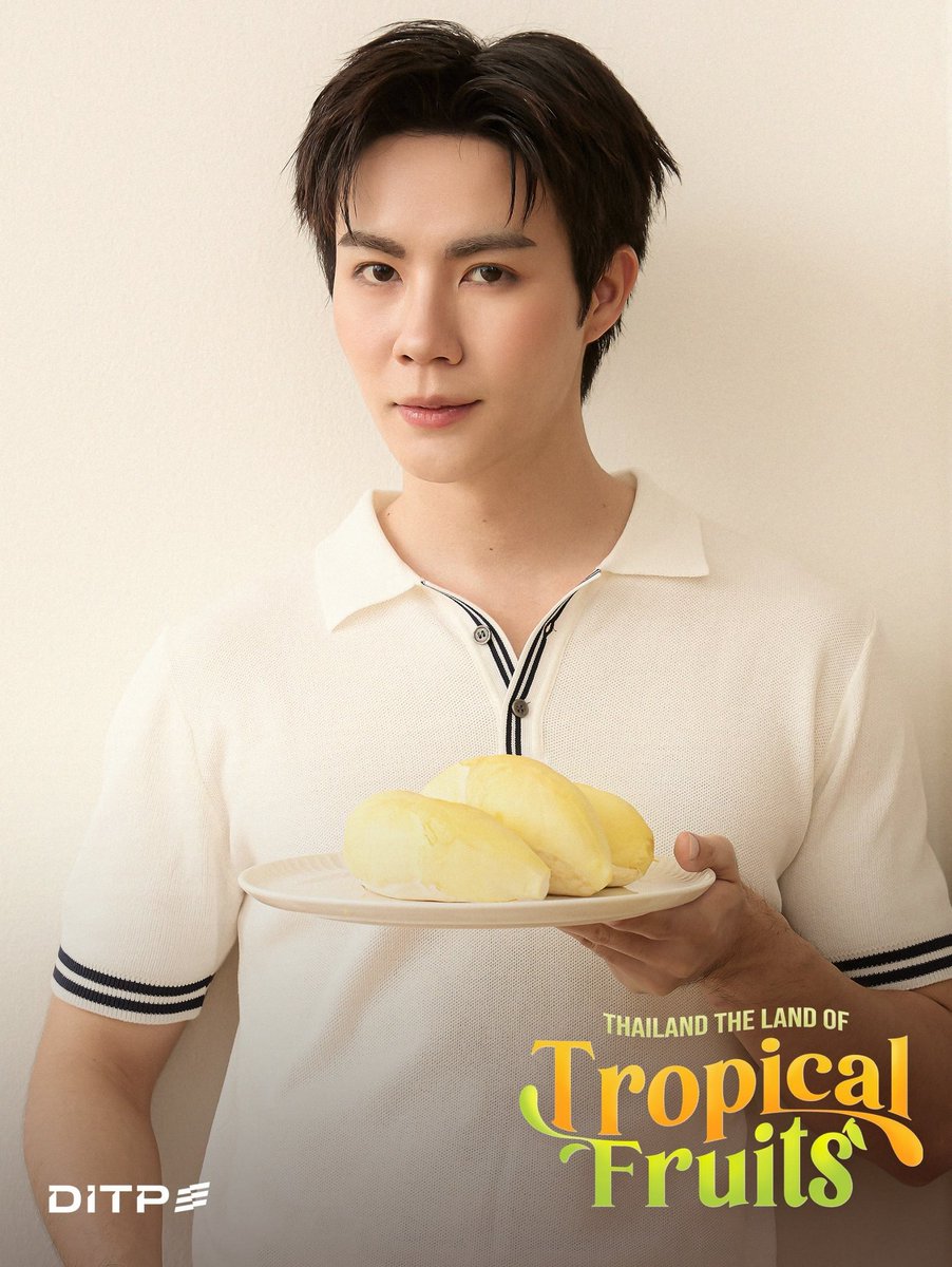 ditpthailand's tweet photo. “Zee Pruk”
ผู้ร่วมถ่ายทอดเสน่ห์ของผลไม้ไทย
Thailand: The Land of Tropical Fruits 🥭✨

#Thaifruits #คิดจะส่งออกนึกถึงDITP 
#ผลไม้ไทย #ThaiDurian #ทุเรียนไทย
#DITP #ThailandTheLandofTropicalFruits https://t.co/nB0i3vGvHH
