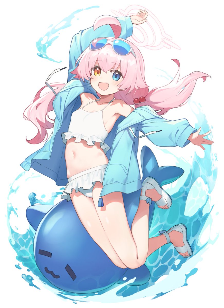 wagashi928's tweet photo. アクスタ用に描いた水着ホシノ！ https://t.co/qt74bNz2Ax