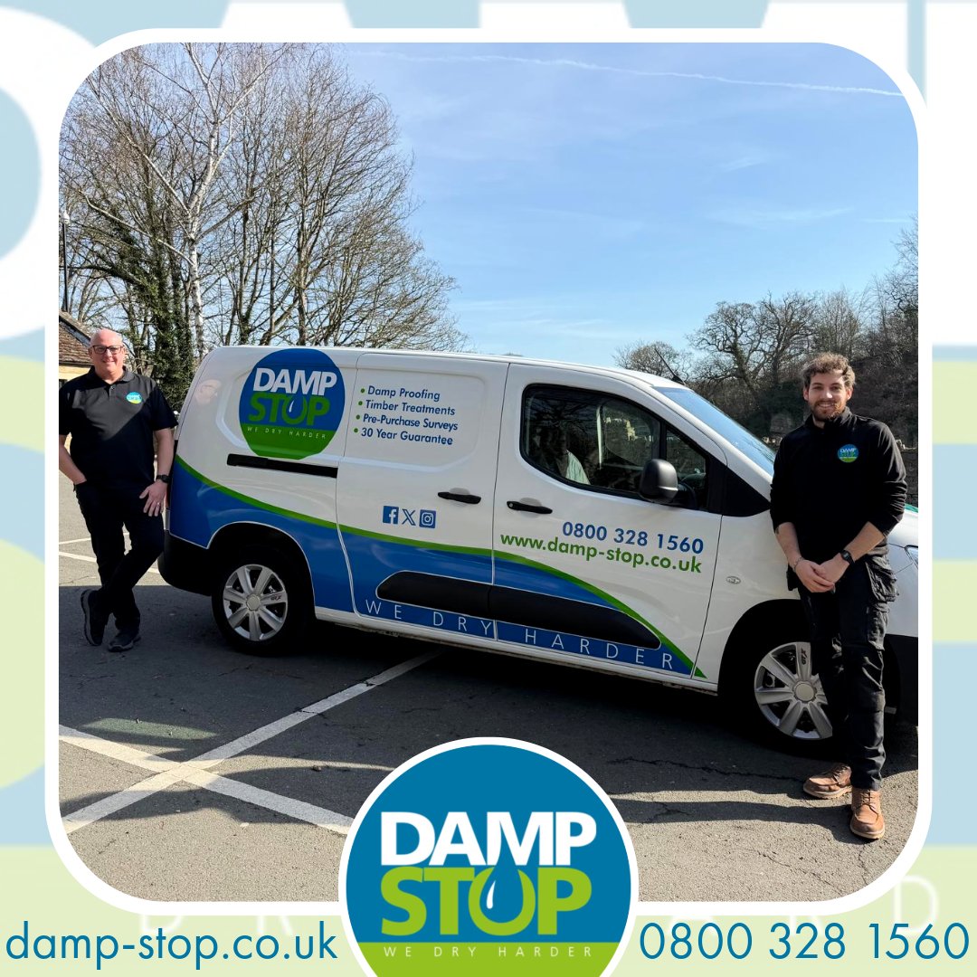 DampStop's tweet photo. Generations of Experience

At #DampStop, we're your local family-run damp &amp; timber experts; on hand to provide expert advice, surveys, reports &amp; treatments. Backed by our #30YearGuarantee

Get in touch today &amp; find out how #WeDryHarder

https://t.co/8OdnG51470 https://t.co/im7rbwYBqg