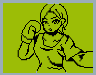 o_ooo763's tweet photo. 超かわいい。
ゲームボーイ風。
普通のイラストとピクセルアート混ぜて書いたら不気味の谷みたいになるから今後はこれくらいのサイズで良いかも。
#ドット絵
#pixelartㅤㅤㅤ https://t.co/VIcpwoljrZ