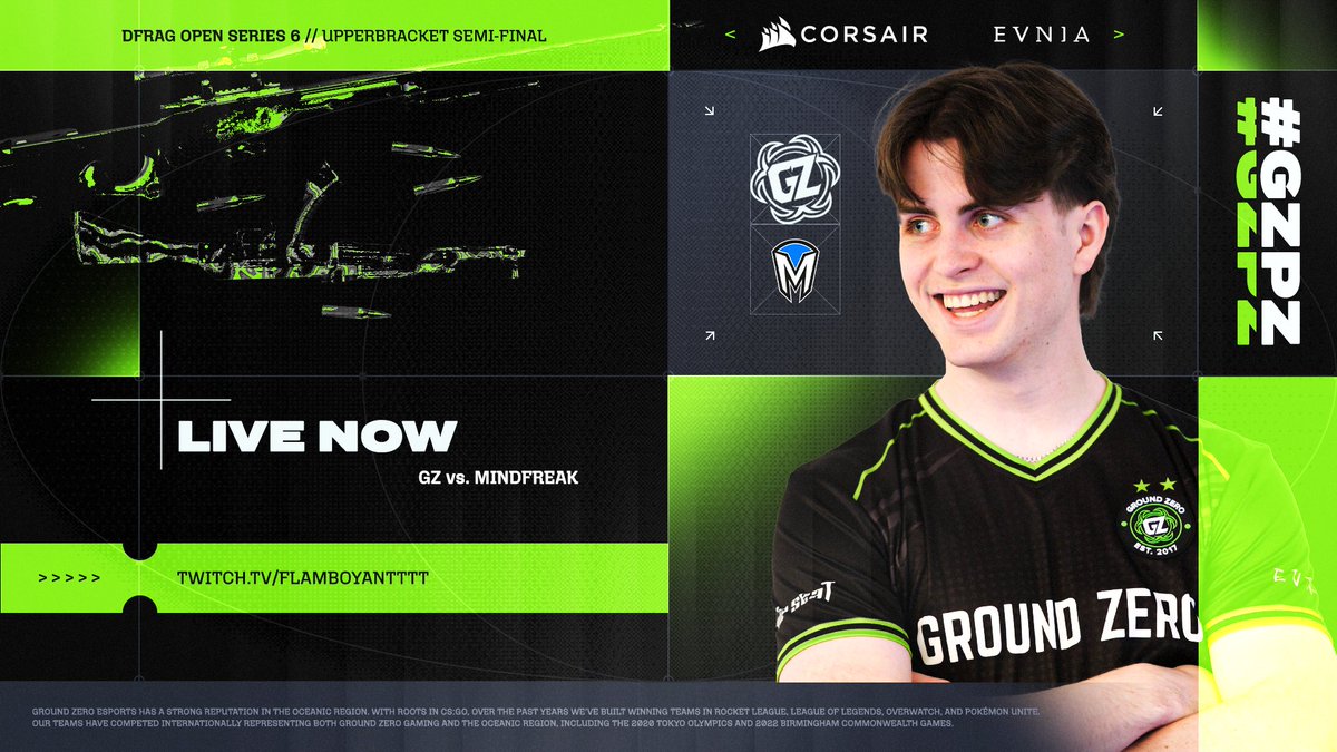 GroundZeroOCE's tweet photo. WE ARE LIVE 🚨

Upper bracket semi-final against @Mindfreak is starting right now.

Get in chat and show some support 👇

📺 https://t.co/Fv6SJEDsNd

#GZPZ #GZCS https://t.co/TsmIjyJZLh