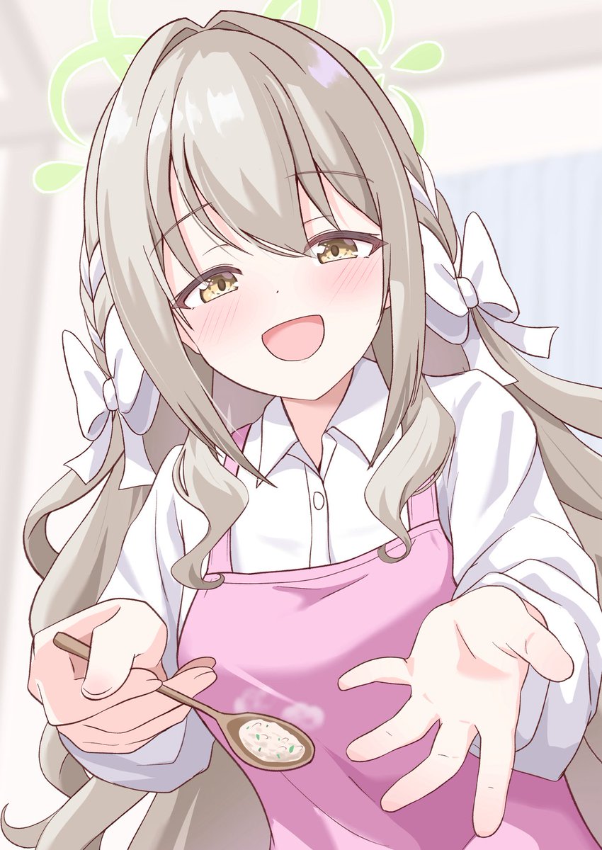 MBOyasutaro's tweet photo. 今週のミヨちゃん
『看病』

公式ASMRでミヨにあーんしてもらえるぞ！買おう！！

#ブルアカ https://t.co/r51hBBpjqF