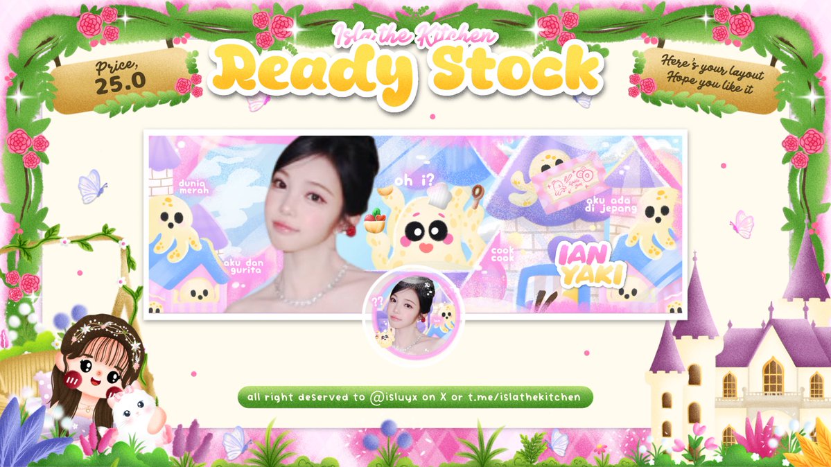 isluyx's tweet photo. ⸝⸝ ꕤ  𓈄 𓈒  help rt? tysm!  ˚₊🍎⭐️

⊹ ｡★ 🍀 aku ada ready stock layout Ian princess terbaru yang bisa kamu miliki യ₊ 🧃🛝 ⊹  dengan harga only IDR. 25.0 coins 𓈒 🐹🌸 . . yuk dm aku buat jemput 𖦹 ♡  🪁📮 avail retext &amp; pay QRIS! ﹏ 🚕 𖠗៸

𓄹╭╯ ꒰ 💌  ꒱  #bealanja https://t.co/7BxiQmLozp