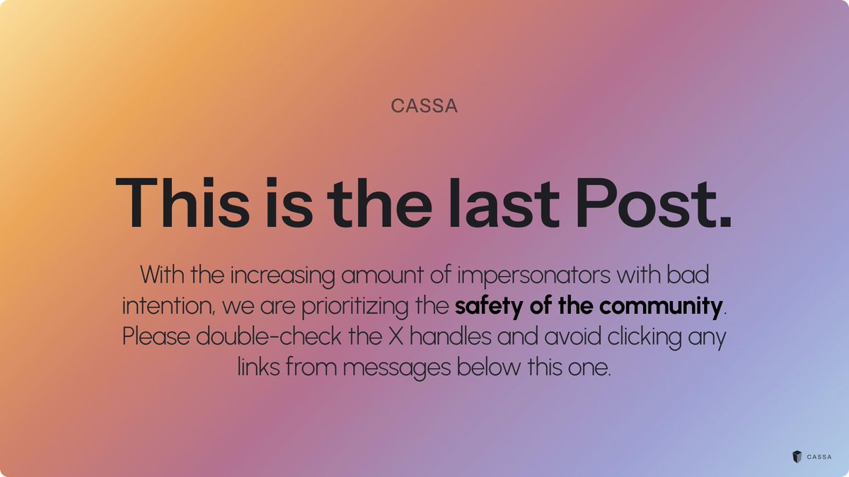 Cassa_fi's tweet photo. https://t.co/Z1OE5m1hCK