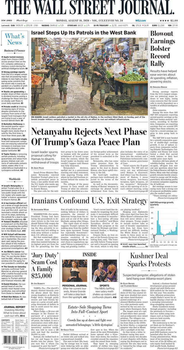 Jude_Kissa's tweet photo. #Todays[@WSJ]🇺🇲 
Monday 10 August 2026 https://t.co/DYcTi2EkVu