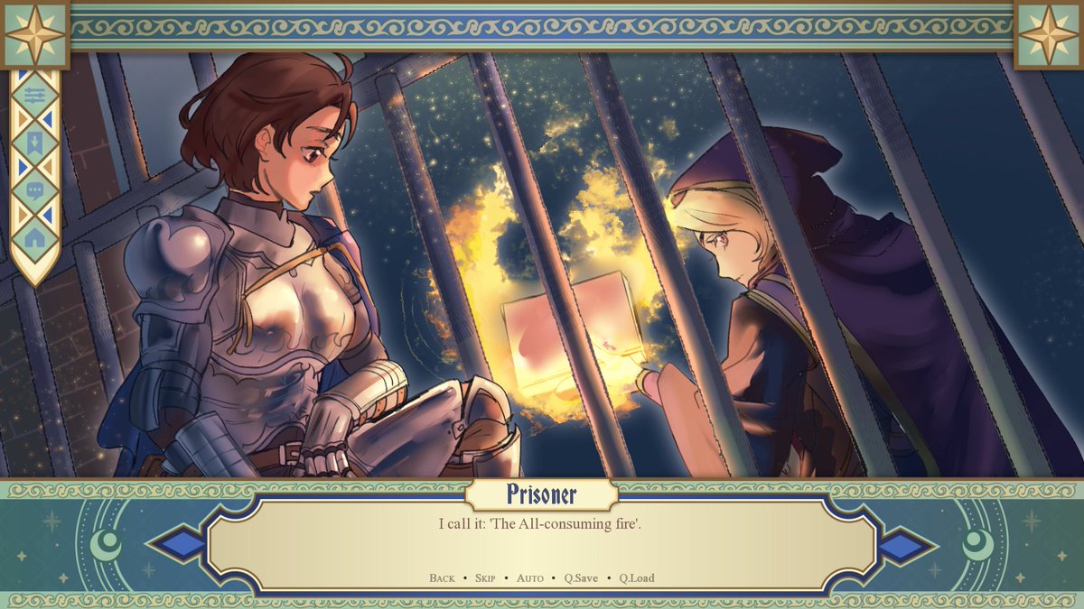 itchio's tweet photo. Starfallen: Strength: A battle action fantasy otome game featuring dual protagonists! 

https://t.co/zy2yp74STE by @Meant2Bee_VN https://t.co/aAp3r9bw8E
