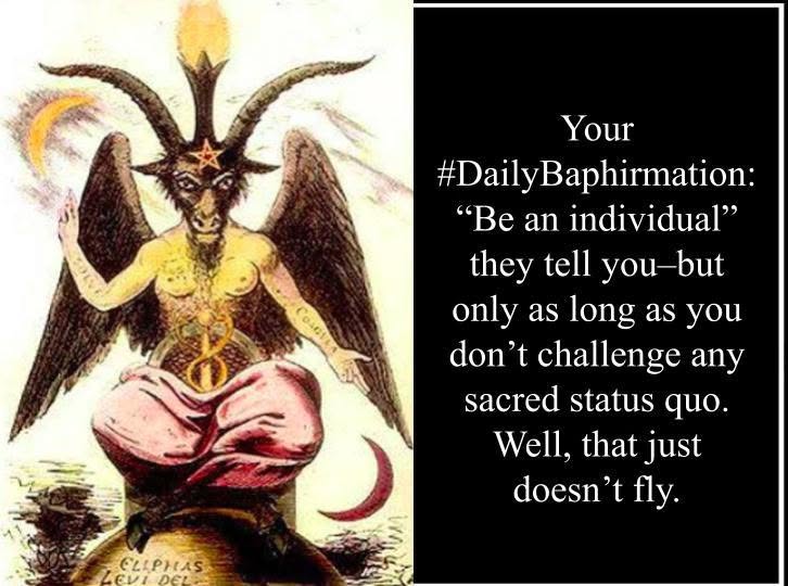 SatanicSF's tweet photo. #DailyBaphirmation https://t.co/S7kJrVapRR
