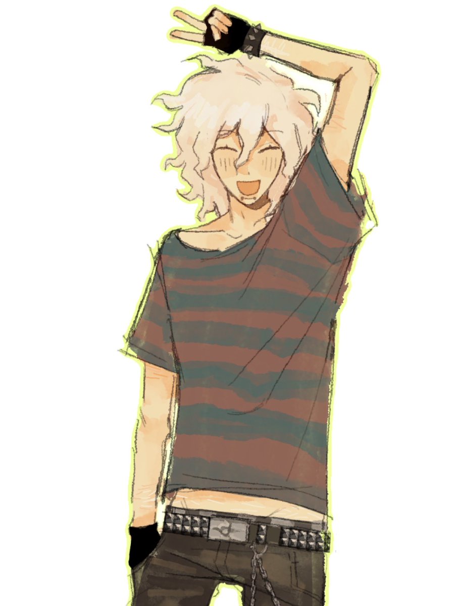 greeen2me's tweet photo. nagito doodle Omfg i need my iPad fixed rn https://t.co/cjBsQqYgpZ