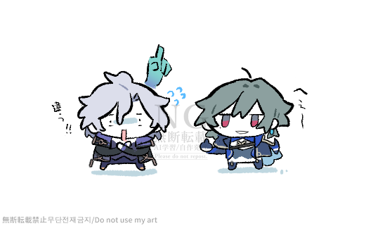 megane_helios's tweet photo. ミティヤ&amp;ローエン #GenshinImpact https://t.co/4zwWhy6K21
