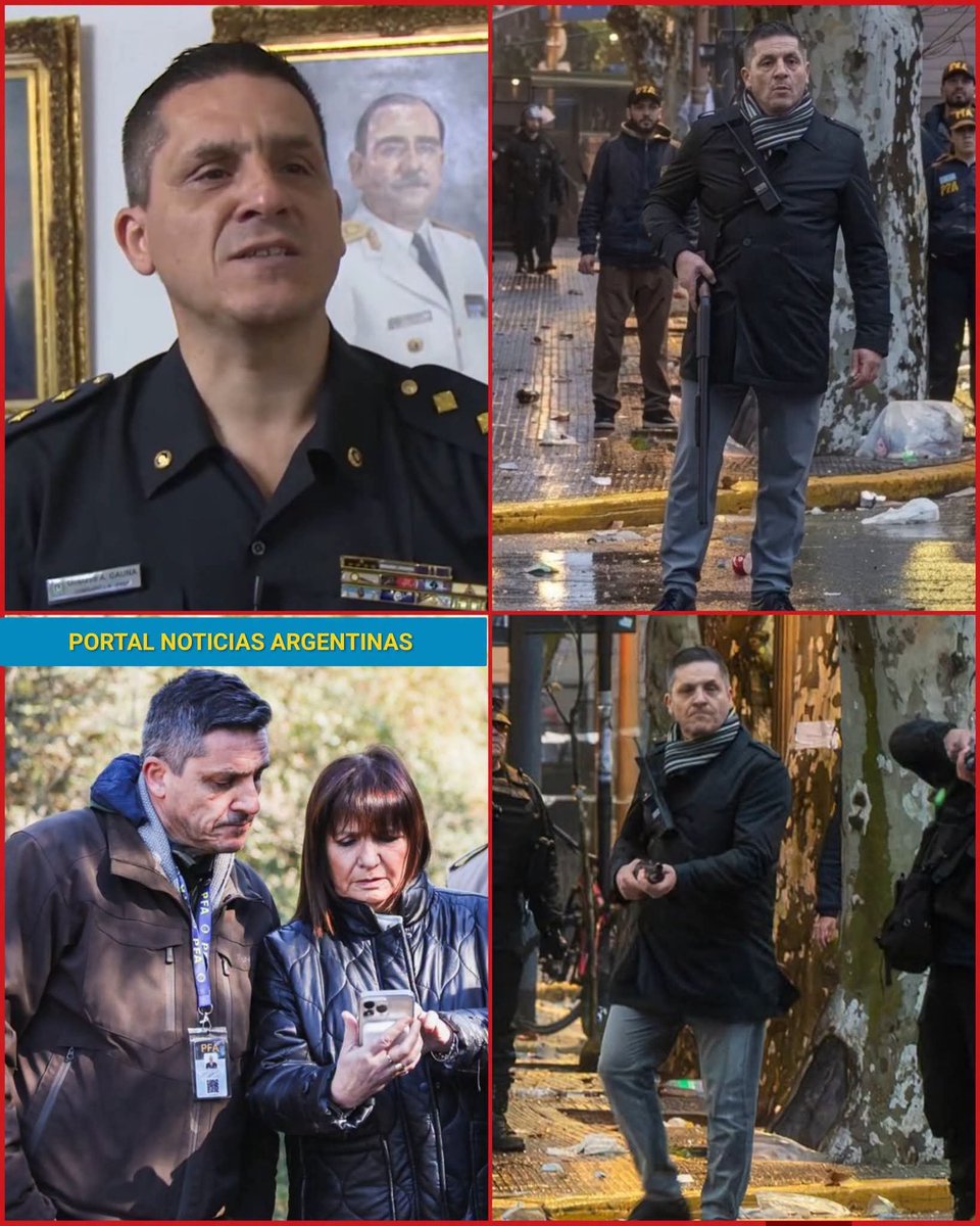 NipotiDaniel's tweet photo. El comisario inspector 
Gustavo Gauna
Como en la dictadura https://t.co/74y3p0FTkU