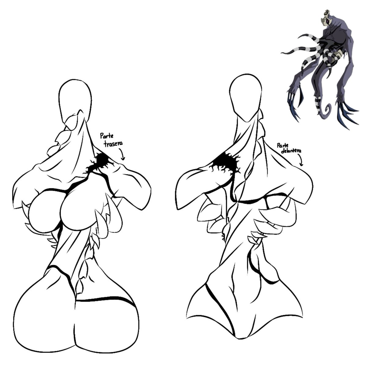 JezzDah's tweet photo. This is what I mean by adding changes to my aliens https://t.co/blkDzQ3PfQ